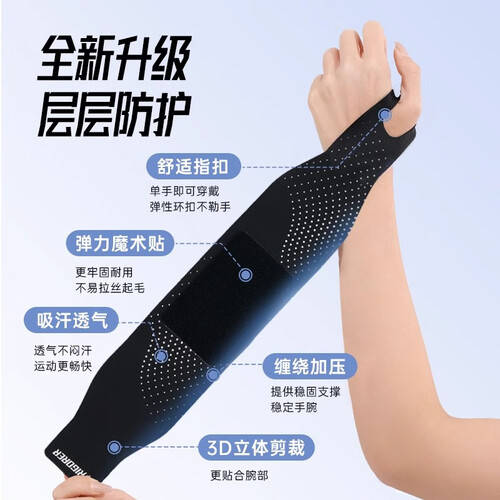 【百孝堂准者】户外运动护腕选购指南：从材质到支撑力度助你选择最合适的护腕(图1)